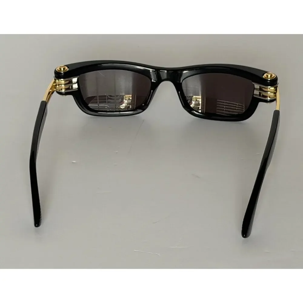 Bottega Veneta Unisex Bolt Squared Sunglasses Black BV1308S Made in Japan NIB